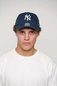 Mens Headwear: 47' Clean Up Core New York Yankees Cap Navy