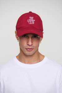College Cap Bronze Club Carmine