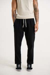 Mens Pants: Drill Jogger Pant Black