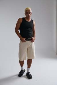Menssale: Jules Carpenter Short Ivory - FINAL SALE