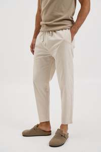 Menssale: Locky Straight Pant Stone - FINAL SALE