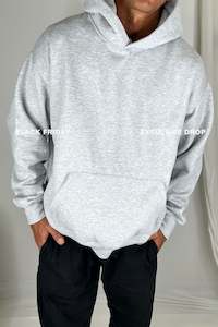 Mens Hoodiesandjumpers: Roman Oversize Hoodie Grey
