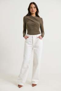 Womens Bodysuits: Amrita Bodysuit Mink