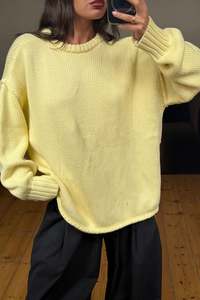 Womens: Nikova Knit Jumper Lemon