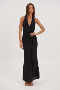 Womens: Sarena Midi Dress Black