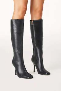 Womens Shoes: Lainey Knee High Boot Black