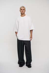 Mike Heavyweight Cotton Tee White