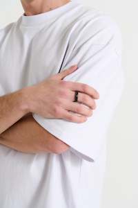 NTH Bold Faceted Ring Black - FINAL SALE