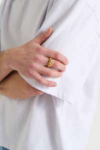 NTH Croissant Ring Gold - FINAL SALE