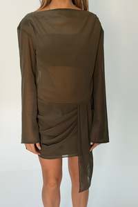 Lake Mini Dress Khaki