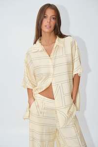 Womens Sets: Tassie Top Cream