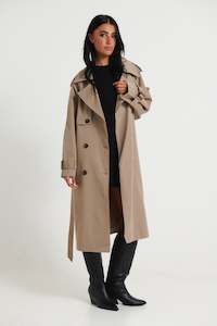 Lia: Lia Trench Mocha