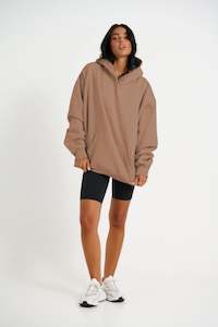 Roman: Unisex Roman Oversize Hoodie Choc