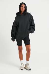 Roman: Unisex Roman Oversize Hoodie Black