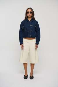 Womens Jackets Coats: Aurora Denim Jacket Indigo