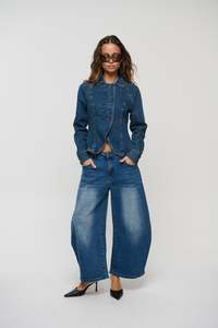 Form Jacket Mid Blue