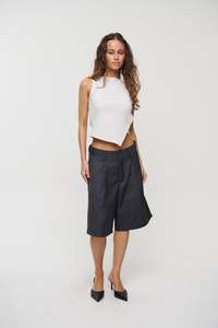 Unisex Dom Relaxed Short Dark Grey