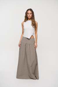 Rylan Maxi Skirt Beige