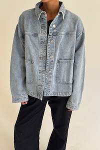 Womens Jackets: Sansa Denim Jacket Light Blue