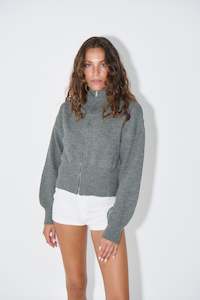 Womens Jackets: Nova Knit Slate