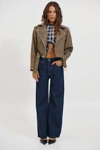 Sarsha Biker Jacket Chocolate