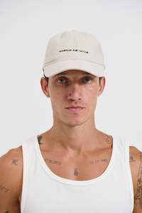 College Cap Minimal Beige