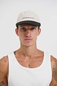 Mens Headwear: College Cap Contrast Black