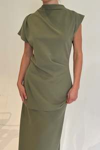 Womens Sets: Bell Top Moss