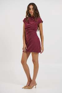Womens Back In Stock: Ziah Mini Dress Wine