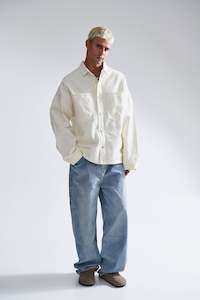 Mens Denim: Louis Baggy Denim Blue