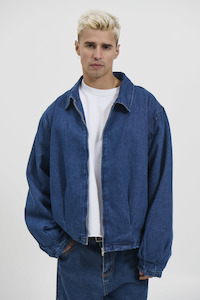 Mens Denim: Denim Drop Shoulder Indigo