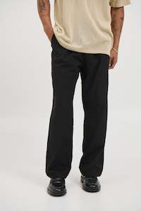 Mens Pants: Dion Relaxed Pant Black