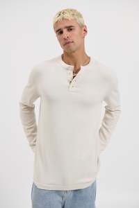 Jackson Fitted Henley Dove