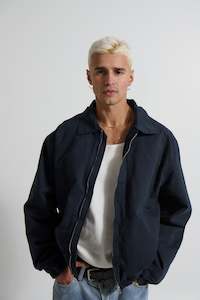 Charlie Soft Cotton Bomber Navy