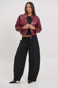 Citra Jacket Wine - FINAL SALE