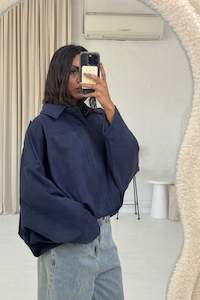 Womens Jackets Coats: Harmony Suede Jacket Midnight