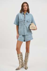 Delaney Denim Set Vintage Blue