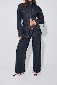Womens Denim: Rising Jean Indigo