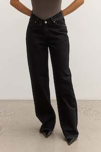 Womens Denim: Vera Jean Backstage Black