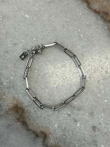Roman Paperclip Chain Bracelet Stainless Steel