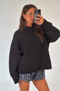 Nikova Knit Jumper Black