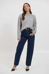 Womens Knitwear: Shanice Knit Grey