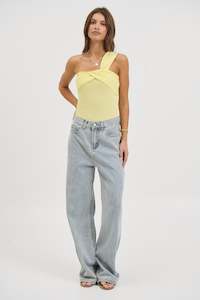 Womens Bodysuits: Chantal Bodysuit Lemon