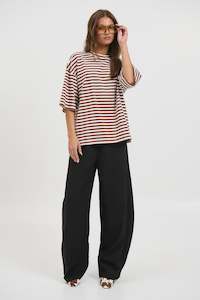 Charlene Oversized Tee Chocolate