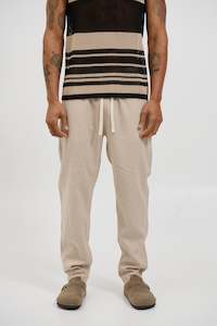 Nth Bronze Snake: NTH Linen Pant Oat