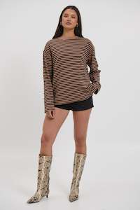 Asher Long Sleeve Mocha