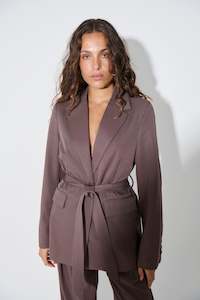 Womens Back In Stock: Vance Blazer Chocolate