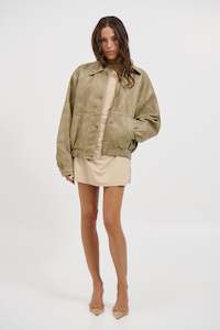 Jorja Bomber Jacket Natural