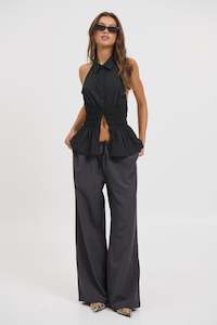 Womens Shirts: Kristal Top Black