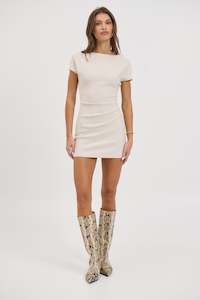 Mens Ivory: Katrina Mini Dress Ivory